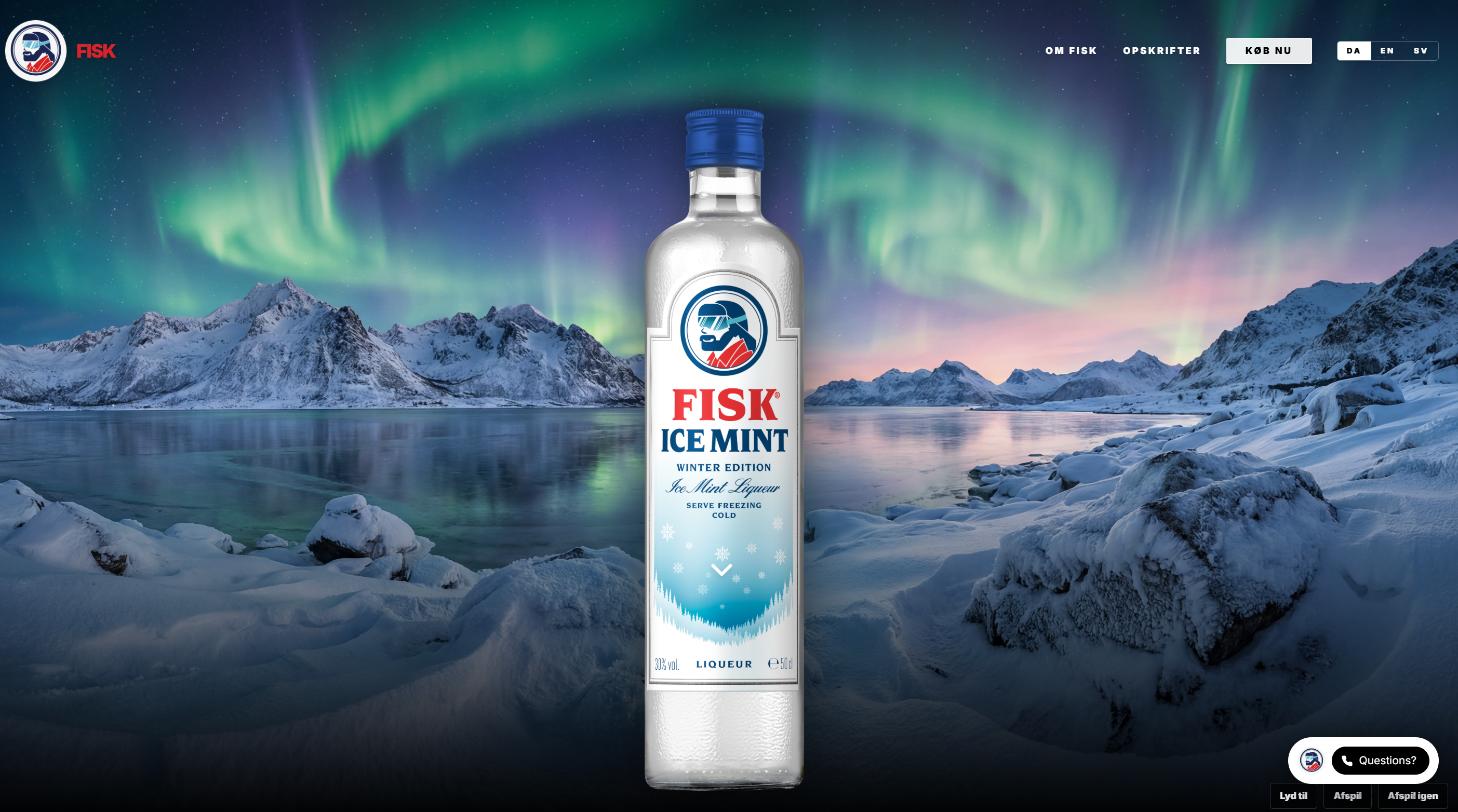 Fisk Ice Mint website preview