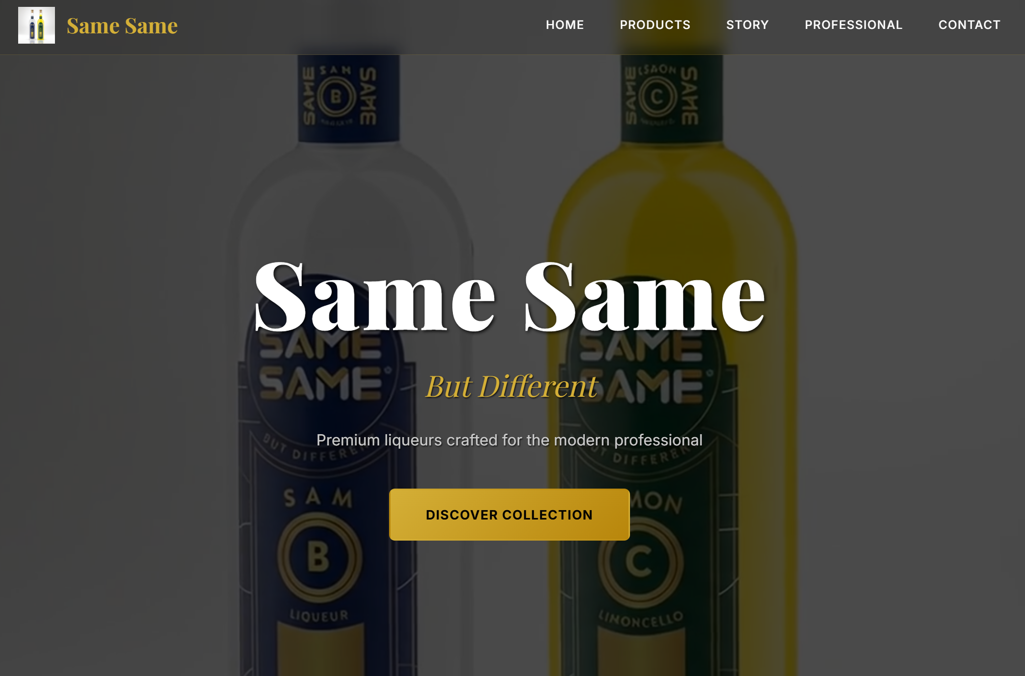 SameSameShots website preview